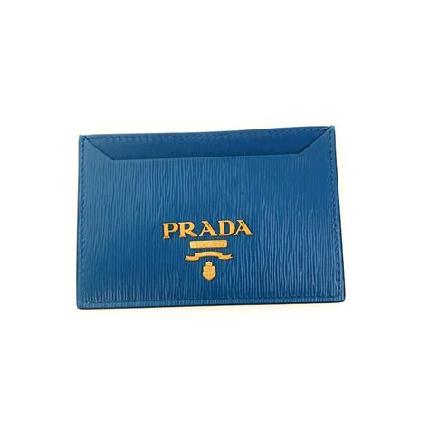 prada vitello move flap wallet cobalt blue|Prada Vitello Move Cobalt Blue Leather Small Card Case Wallet.